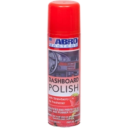 ABRO SCENTED DASHBOARD POLISH STRAWBERRY 220ML