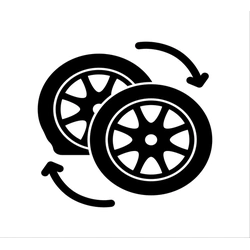 TYRE ROTATION (SAME RIM)