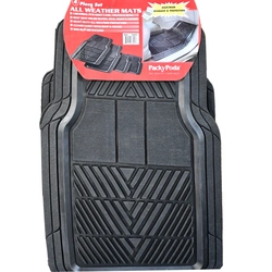 MB 68041 CAR MATS ALL WEATHER BLACK 4PC